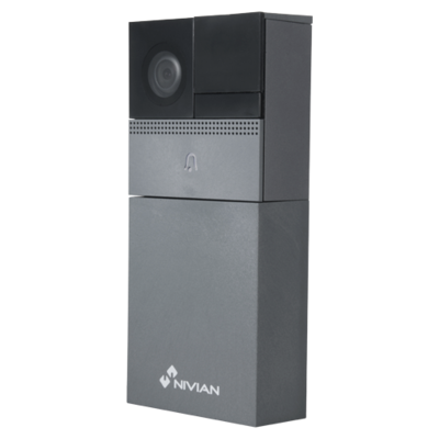 Nivian NVS-IPVD1B Wifi slimme video deurbel met mic, speaker, micro SD-slot, app en accu.