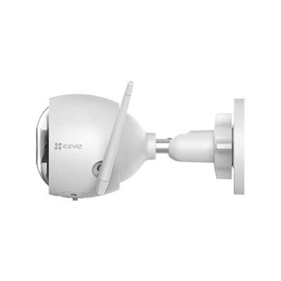 Ezviz Hikvision C3N WIFI Buiten IP camera FULL HD kleuren nachtzicht, flitser, microfoon en microSD slot.