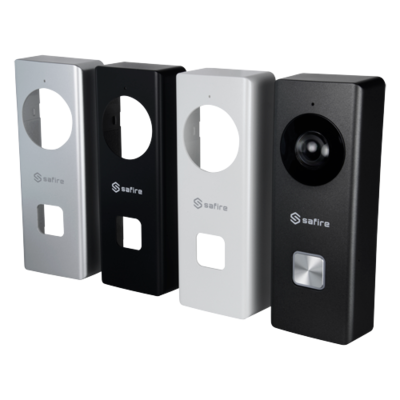 Safire SF-DB001-WIP WiFi slimme video deurbel met microfoon, speaker, Micro SD-slot en app.