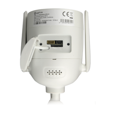 Safire SF-IPB025HA-2PW WiFi 2MP buiten IP camera met mic, speaker, SD slot en gratis app.