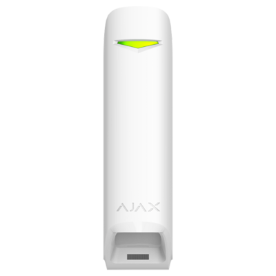 Ajax Motionprotect curtain verkrijgbaar in kleur zwart of wit.