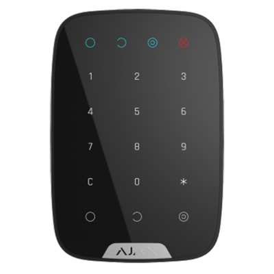 Ajax Keypad bedieningspaneel zwart of witte kleur.