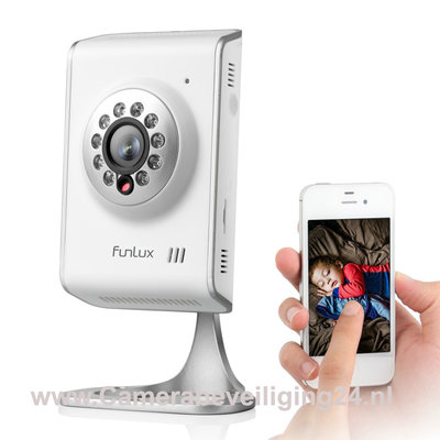 WIFI IP camera's 720P HD bewakingscamera incl. tweerichting audio en gratis app. (UITVERKOCHT!)