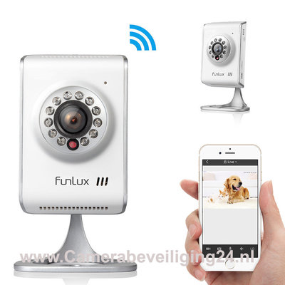 WIFI IP camera's 720P HD bewakingscamera incl. tweerichting audio en gratis app. (UITVERKOCHT!)