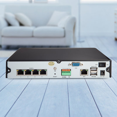FULL HD IP camerabewakingssysteem 4 camera's KS-T44GE-S-1TB.