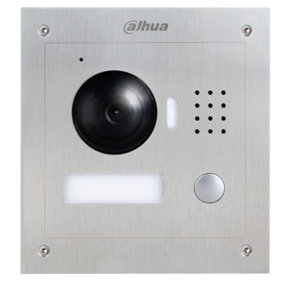 Dahua IP video intercom complete kit met paneel, monitor en controller - 2 draads aansluiting.