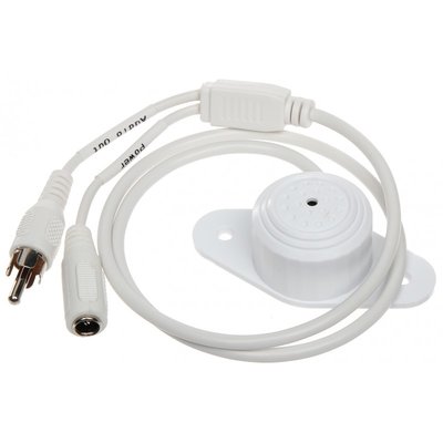 Dahua microfoon DH-HAP100 voor direct aansluiten op DVR, NVR of IP camera.