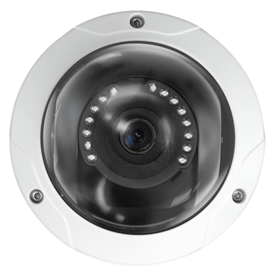IP Hikvision PoE 4MP FULL HD camerabewaking set met 4 buiten dome camera's