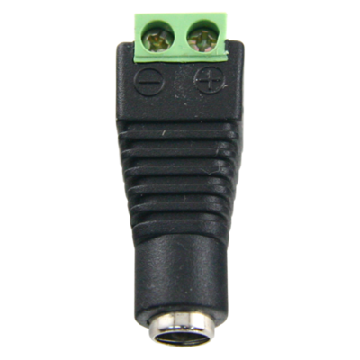 DC 12V mannelijk connector voor aansluiting op combi-coaxkabel
