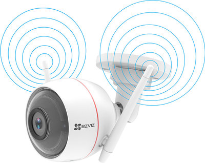 Ezviz Hikvision C3W Husky Air WIFI Buiten IP camera 2MP FULL HD met audio, sirene, flitsalarm en MicroSD