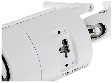 Draadloos Dahua IPC-HFW1435S-W WIFI buiten IP camera 4MP FULL HD met app en MicroSD slot.